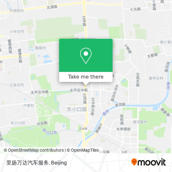里扬万达汽车服务 map