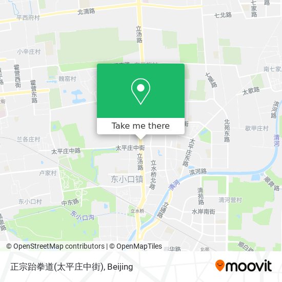 正宗跆拳道(太平庄中街) map