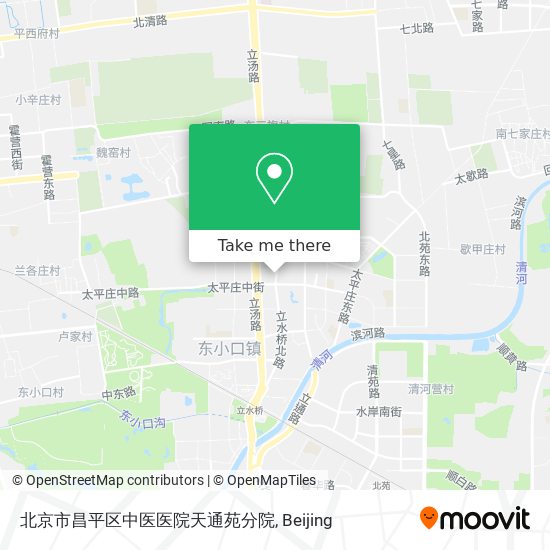 北京市昌平区中医医院天通苑分院 map