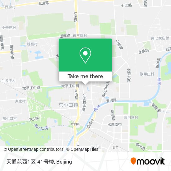 天通苑西1区-41号楼 map