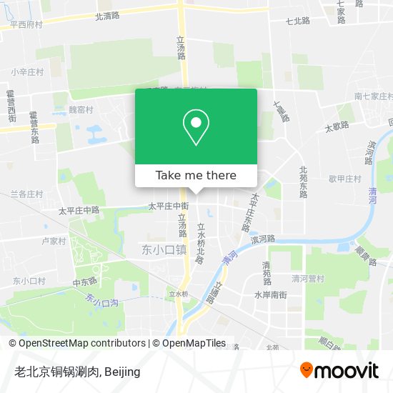 老北京铜锅涮肉 map