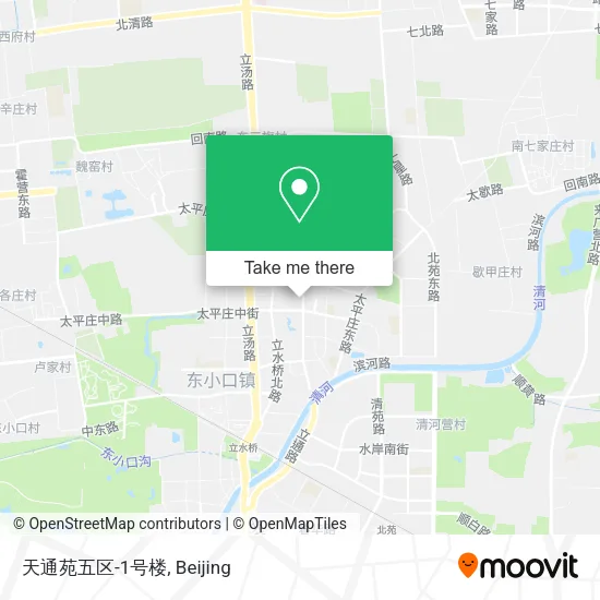 天通苑五区-1号楼 map