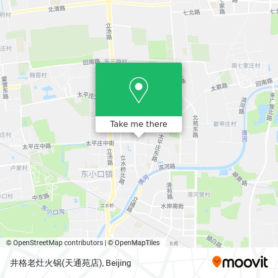 井格老灶火锅(天通苑店) map
