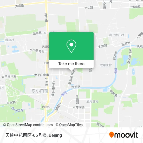 天通中苑西区-65号楼 map