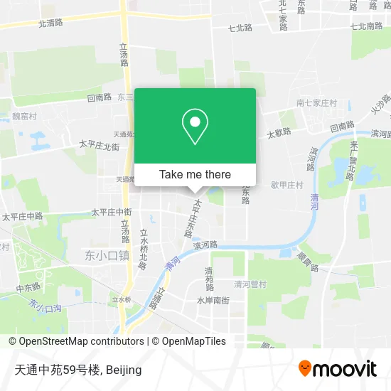 天通中苑59号楼 map