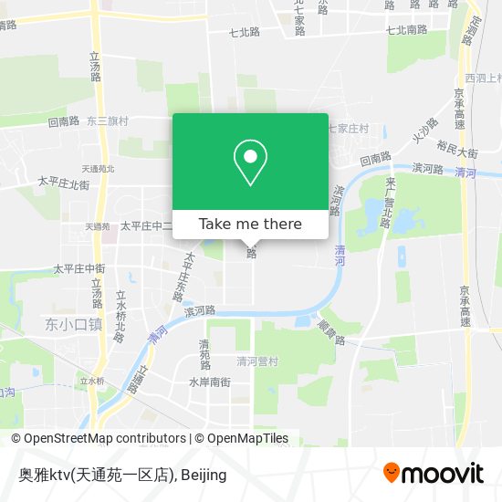 奥雅ktv(天通苑一区店) map