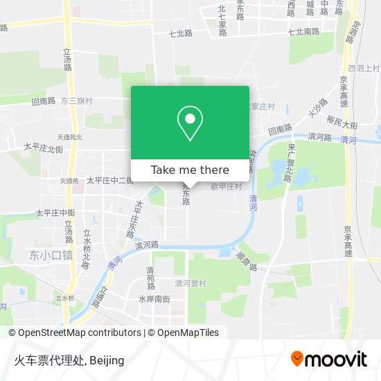 火车票代理处 map
