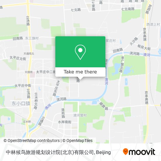 中林候鸟旅游规划设计院(北京)有限公司 map