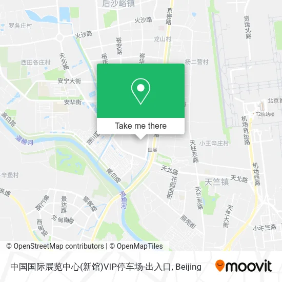 中国国际展览中心(新馆)VIP停车场-出入口 map