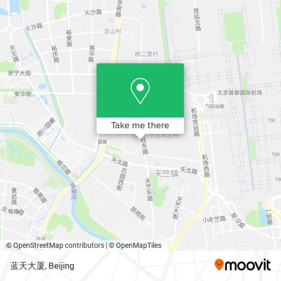 蓝天大厦 map