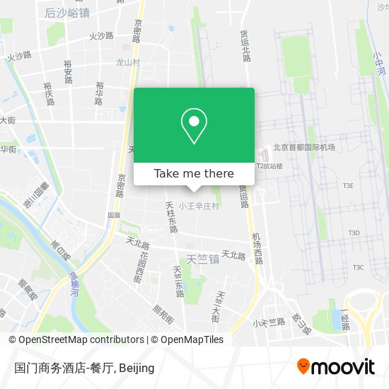国门商务酒店-餐厅 map