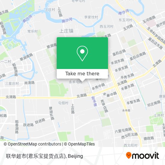 联华超市(君乐宝提货点店) map