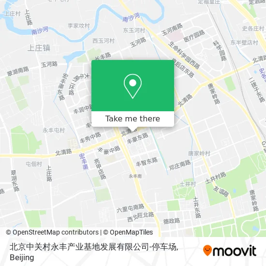 北京中关村永丰产业基地发展有限公司-停车场 map