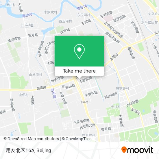 用友北区16A map