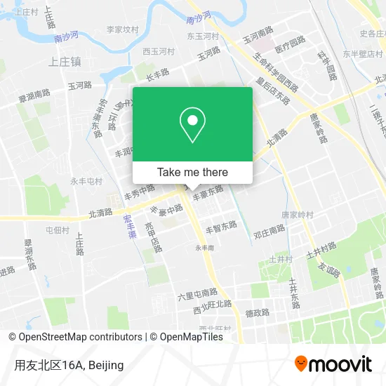用友北区16A map