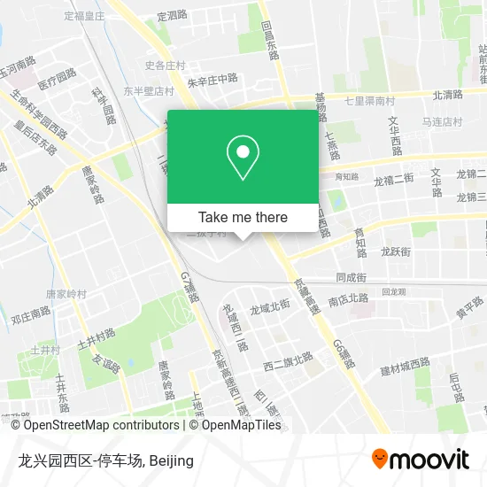 龙兴园西区-停车场 map