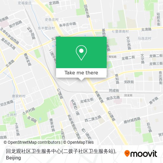 回龙观社区卫生服务中心(二拨子社区卫生服务站) map