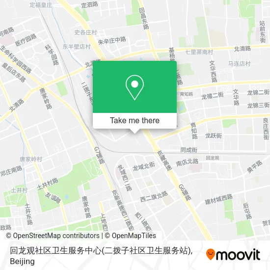 回龙观社区卫生服务中心(二拨子社区卫生服务站) map