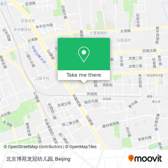 北京博苑龙冠幼儿园 map