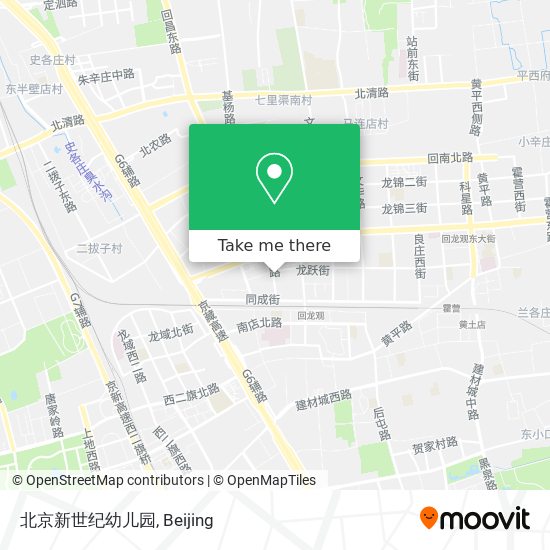 北京新世纪幼儿园 map