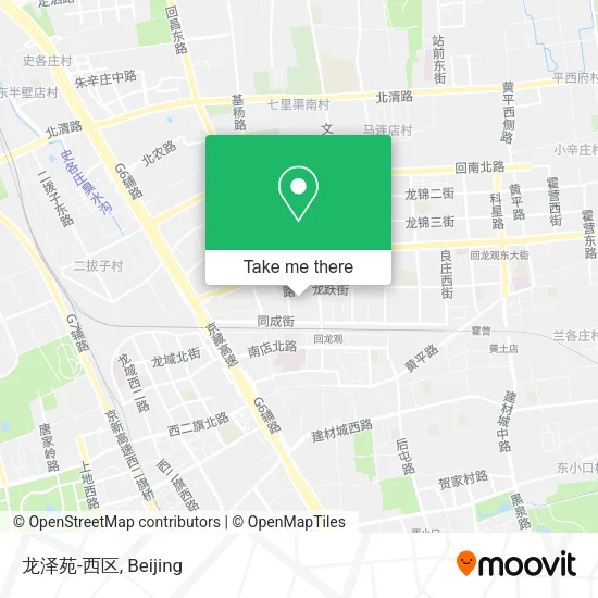 龙泽苑-西区 map