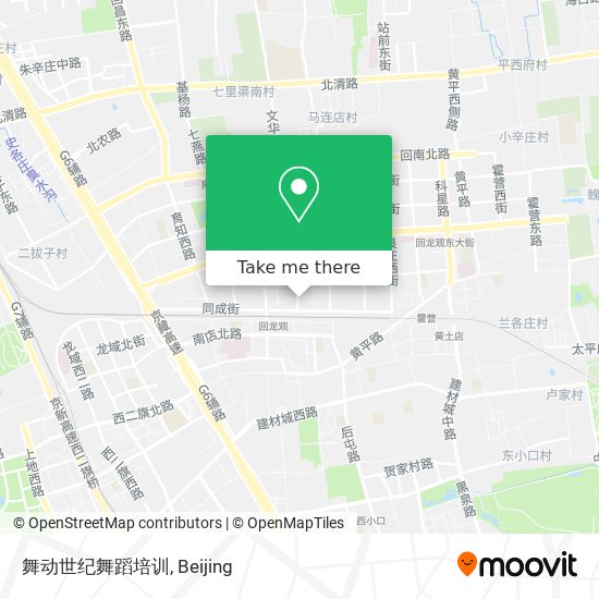 舞动世纪舞蹈培训 map