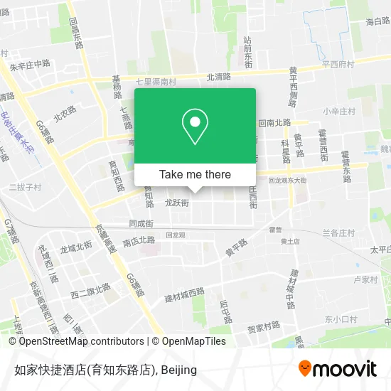 如家快捷酒店(育知东路店) map