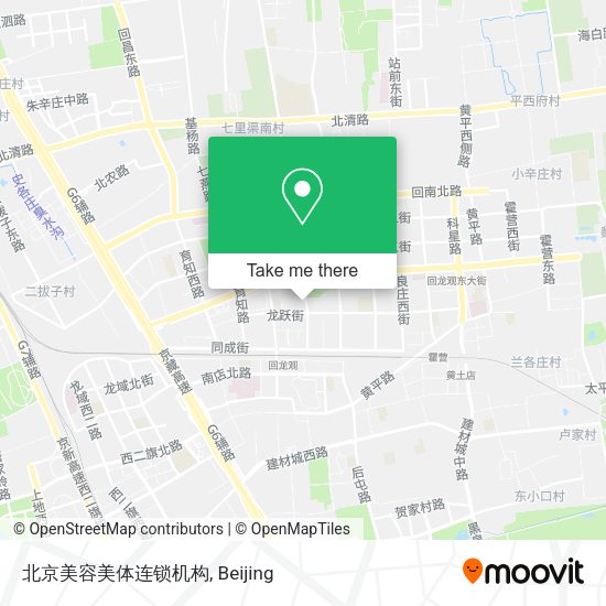 北京美容美体连锁机构 map