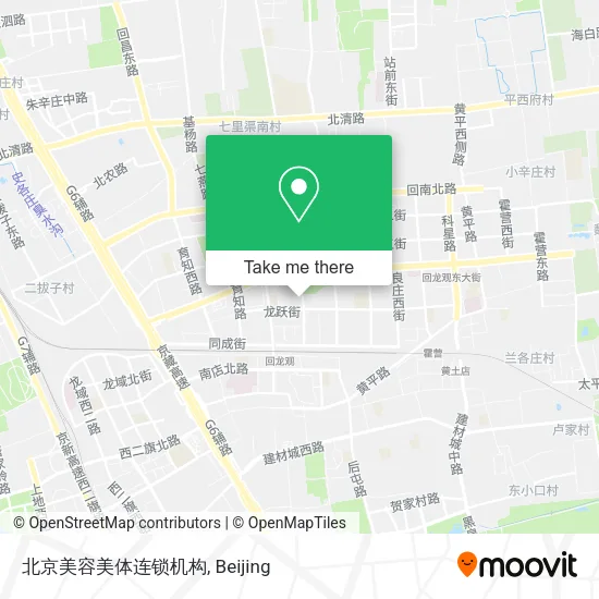 北京美容美体连锁机构 map