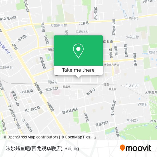 味妙烤鱼吧(回龙观华联店) map