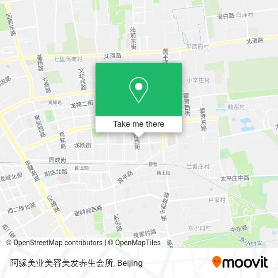 阿缘美业美容美发养生会所 map