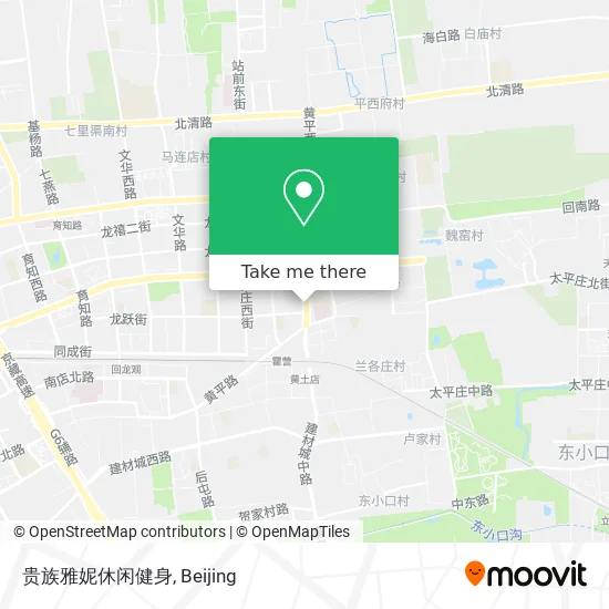 贵族雅妮休闲健身 map