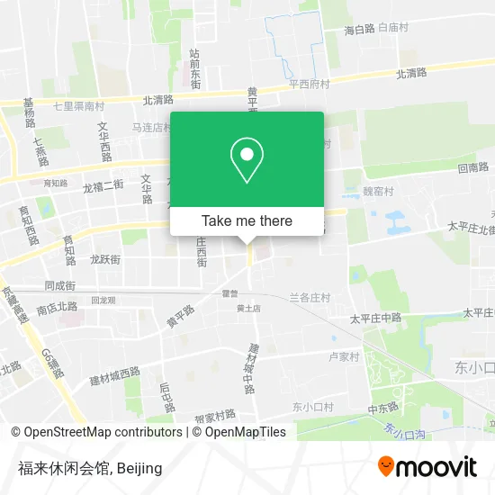福来休闲会馆 map