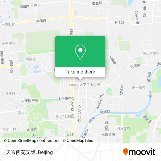 天通西苑宾馆 map