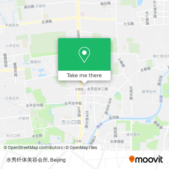水秀纤体美容会所 map