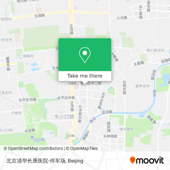 北京清华长庚医院-停车场 map