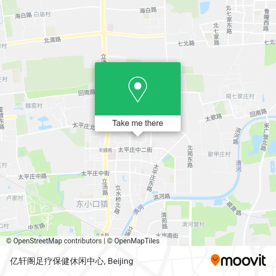 亿轩阁足疗保健休闲中心 map