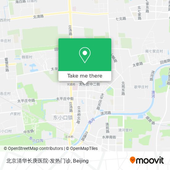北京清华长庚医院-发热门诊 map