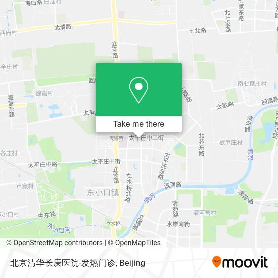 北京清华长庚医院-发热门诊 map
