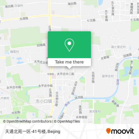 天通北苑一区-41号楼 map