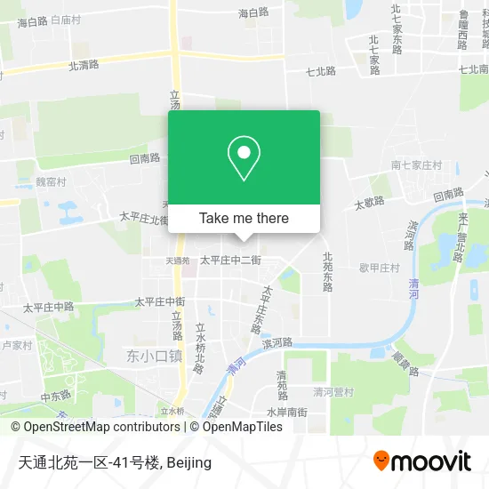 天通北苑一区-41号楼 map