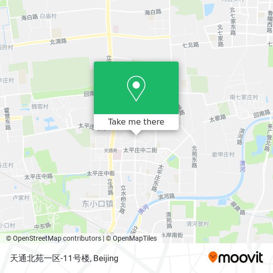 天通北苑一区-11号楼 map