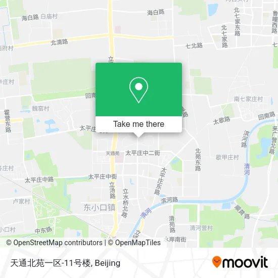 天通北苑一区-11号楼 map