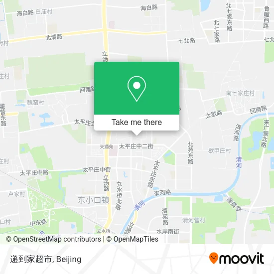 递到家超市 map