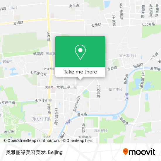 奥雅丽缘美容美发 map
