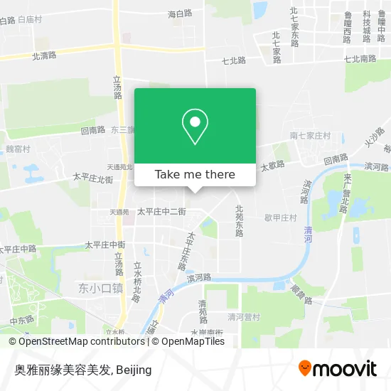 奥雅丽缘美容美发 map