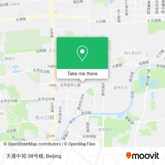 天通中苑-38号楼 map