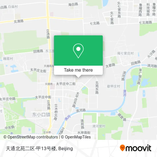 天通北苑二区-甲13号楼 map