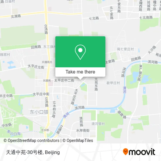 天通中苑-30号楼 map