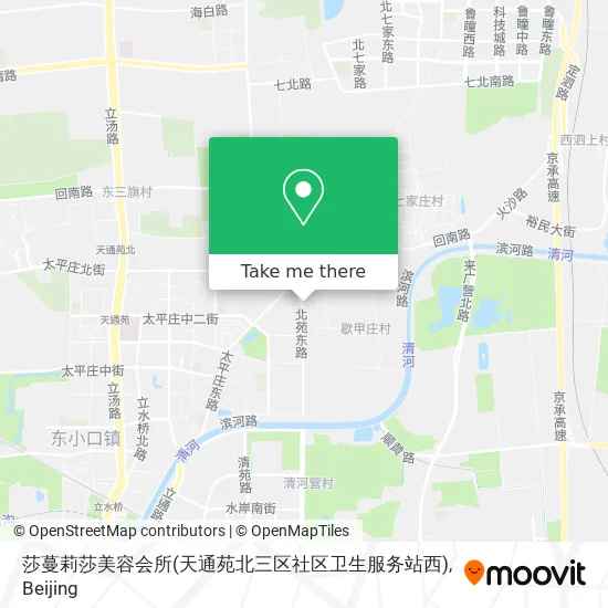 莎蔓莉莎美容会所(天通苑北三区社区卫生服务站西) map